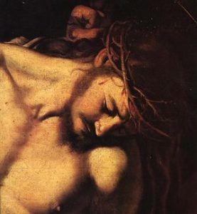 "Oh Jesus, who in Thy Cruel Passion didst become the "Reproach of men and the Man of Sorrows," I worship Thy Divine Face." --St. Therese