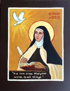 St. Teresa of Avila Icon by Patricia Enk
