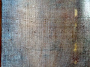 Holy Face of Manoppello changes according to light. Pentecost 2016 photo: Paul Badde