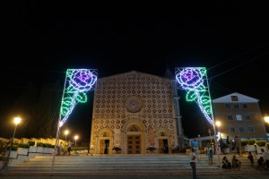 Basilica of the Holy Face of Manoppello on Vigil of the Transfiguartion