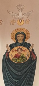 Mural by Dom Gregory DeWitt, St. Jospeh Abbey, Louisiana