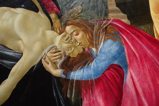 Another Mary, Mary Magdalene embracing the Face of Jesus